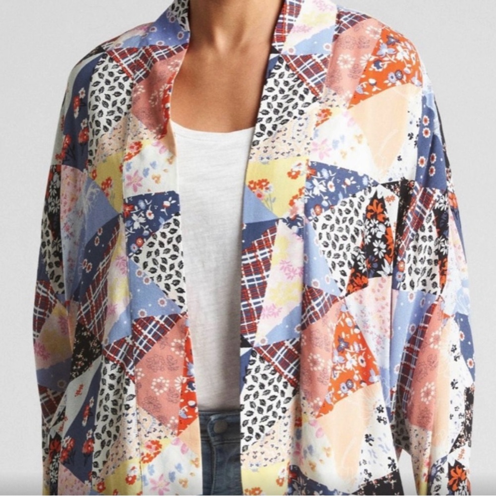 Gap Patchwork Swing Topper Jacket - image 4